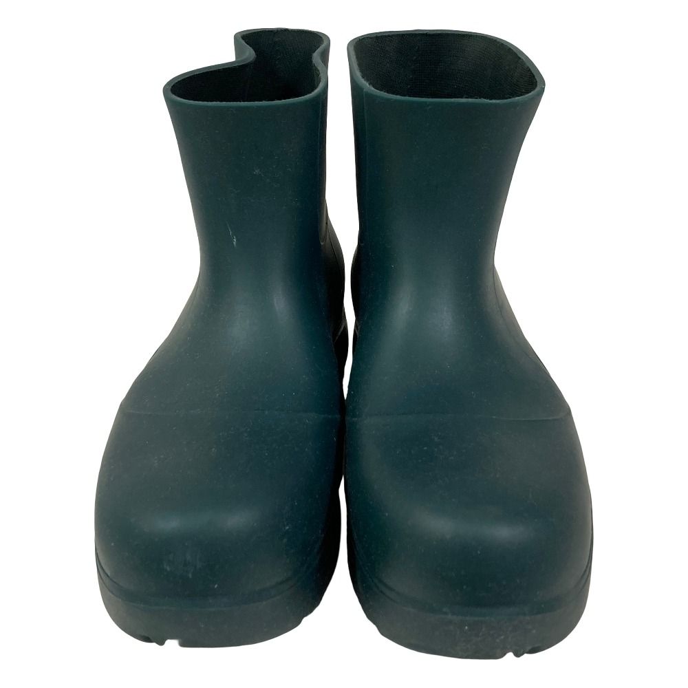 Bottega Veneta Paddle Short Boots 36 Dark Green Pre Owned — view 3