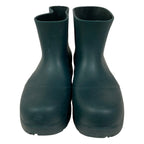 Bottega Veneta Paddle Short Boots 36 Dark Green Pre Owned — view 3