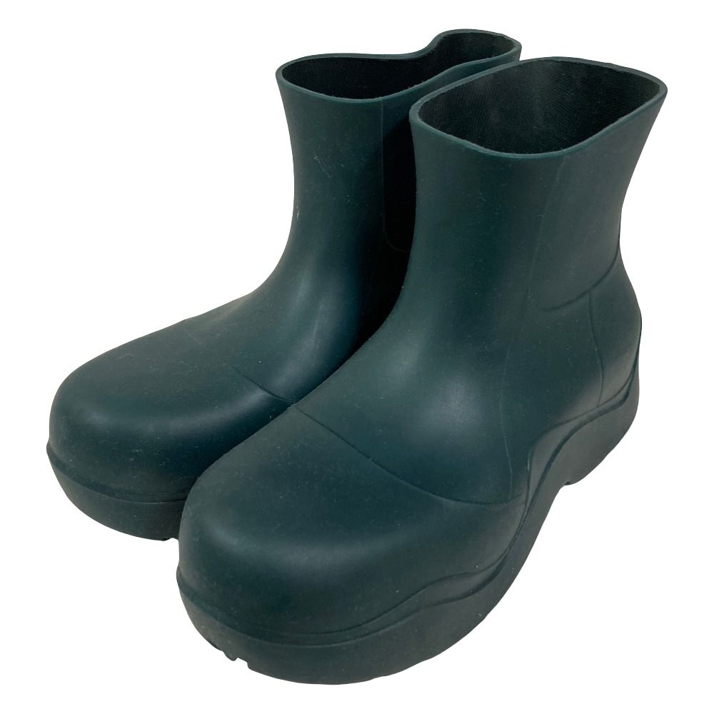 Bottega Veneta Paddle Short Boots 36 Dark Green Pre Owned