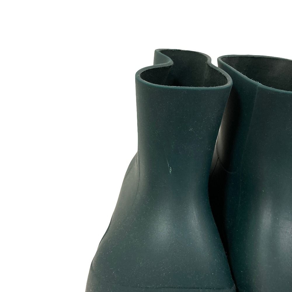 Bottega Veneta Paddle Short Boots 36 Dark Green Pre Owned — view 9