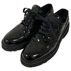 Prada Sports Wing Tip Dress Sneakers 38 Black