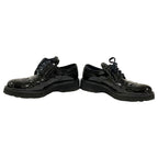 Prada Sports Wing Tip Dress Sneakers 38 Black — view 4