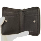 Saint Laurent Cassandra V-stitch Bifold Wallet Black Pre Owned — view 5