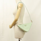 Prada Triangle 2-Way Shoulder Bag Leather — view 8