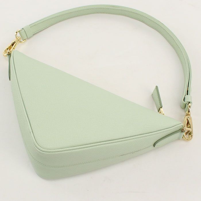 Prada Triangle 2-Way Shoulder Bag Leather — view 2