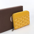 Goyard Matignon PM Wallet Coin Purse in Canvas