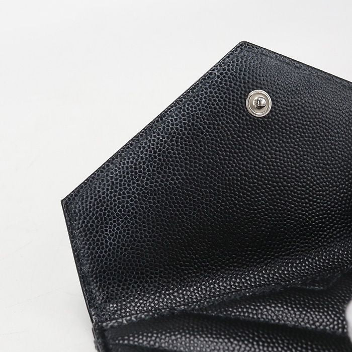 Saint Laurent Small Envelope Wallet Monogram Bifold Calf — view 6