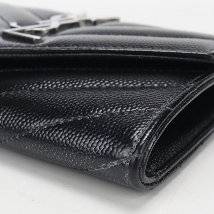 Saint Laurent Small Envelope Wallet Monogram Bifold Calf — view 7
