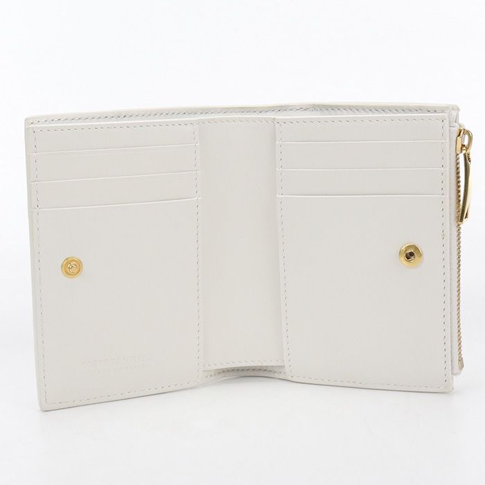 Bottega Veneta Small Wallet Cassette Bifold Lambskin — view 3