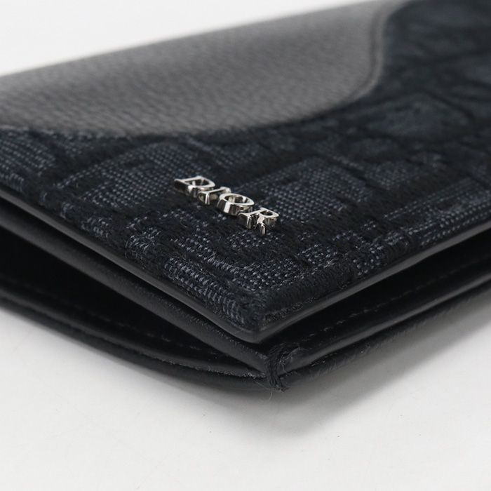 Dior Bifold Wallet Saddle Oblique — view 6