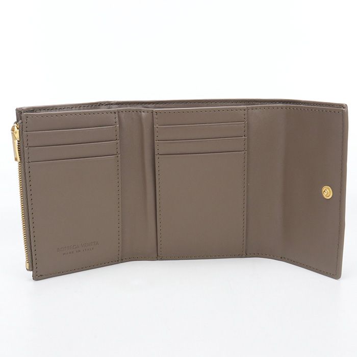 Bottega Veneta Zipper Wallet Cassette Trifold Lambskin — view 3