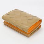 Bottega Veneta Tiny Wallet Intrecciato Trifold Calf — view 2