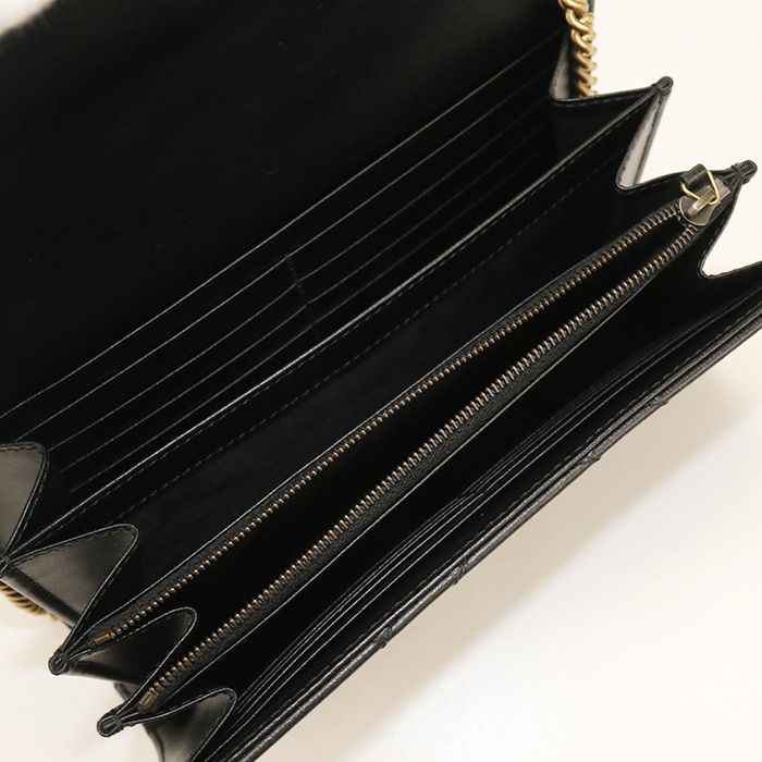 Gucci GG Marmont Chain Wallet Leather — view 3