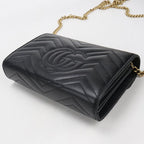 Gucci GG Marmont Chain Wallet Leather — view 2