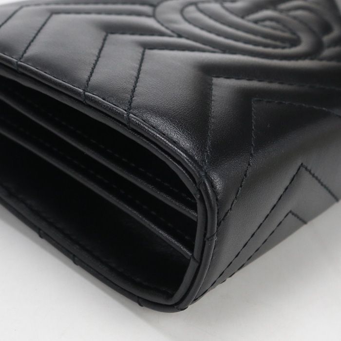 Gucci GG Marmont Chain Wallet Leather — view 7