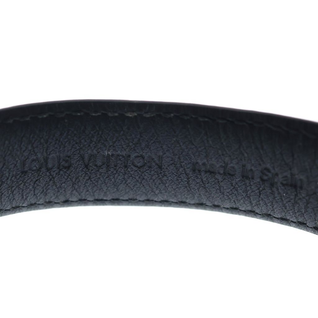 Louis Vuitton Bracelet LV Slim Monogram Leather Black — view 5