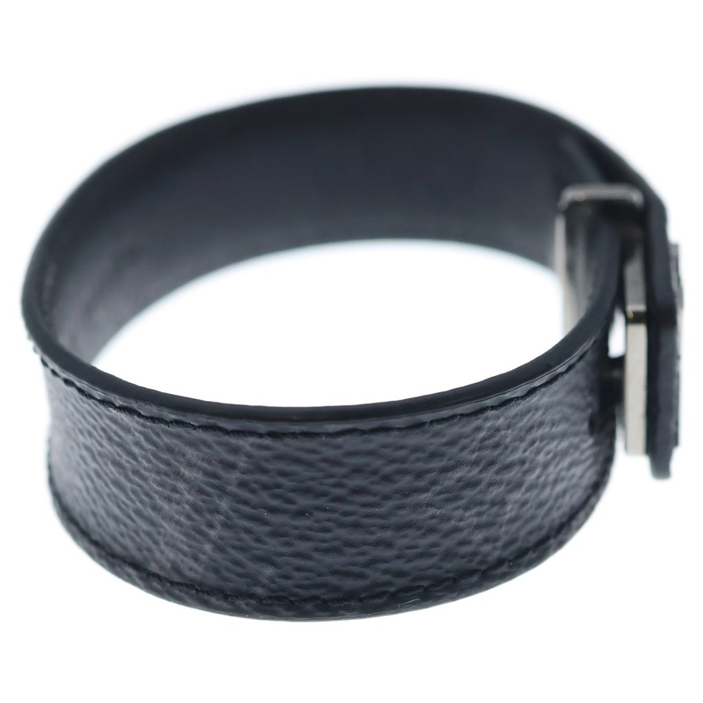 Louis Vuitton Bracelet LV Slim Monogram Leather Black — view 3