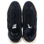 Hermes Jet Leather Suede Logo Low Cut Sneakers Black — view 4