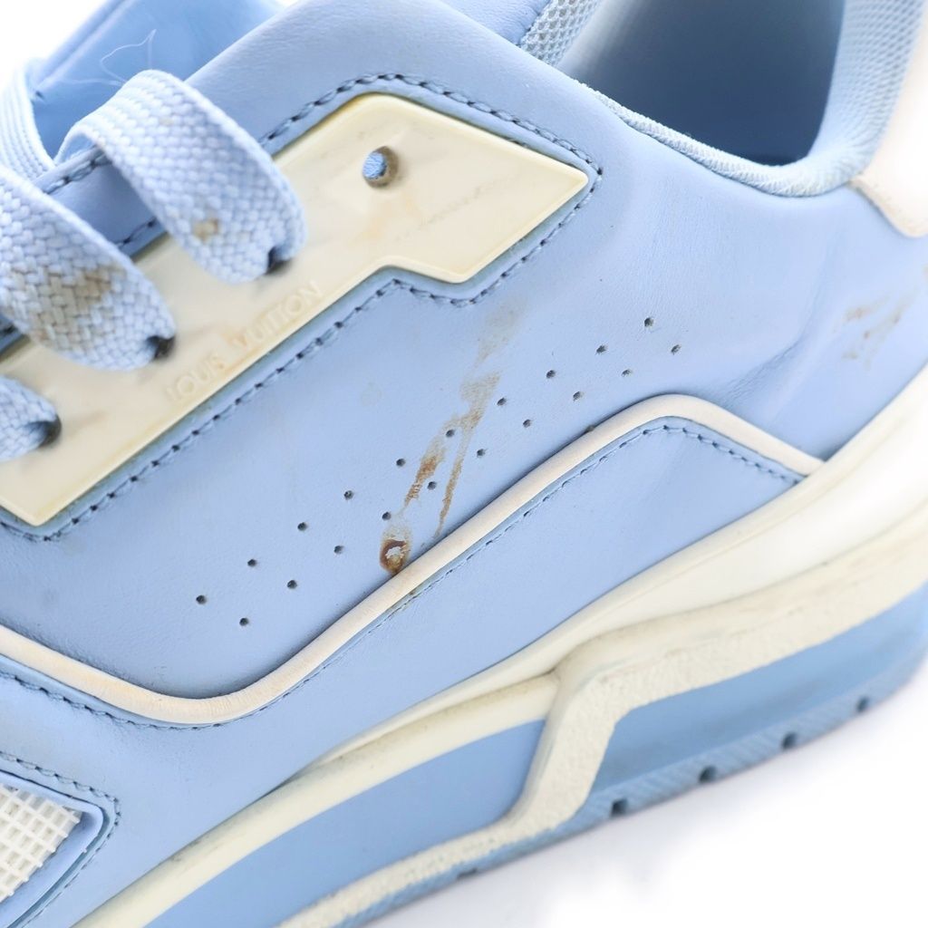 Louis Vuitton LV Sweatshirt Low Cut Sneakers 7 Blue — view 6