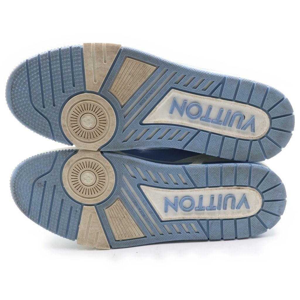 Louis Vuitton LV Sweatshirt Low Cut Sneakers 7 Blue — view 5