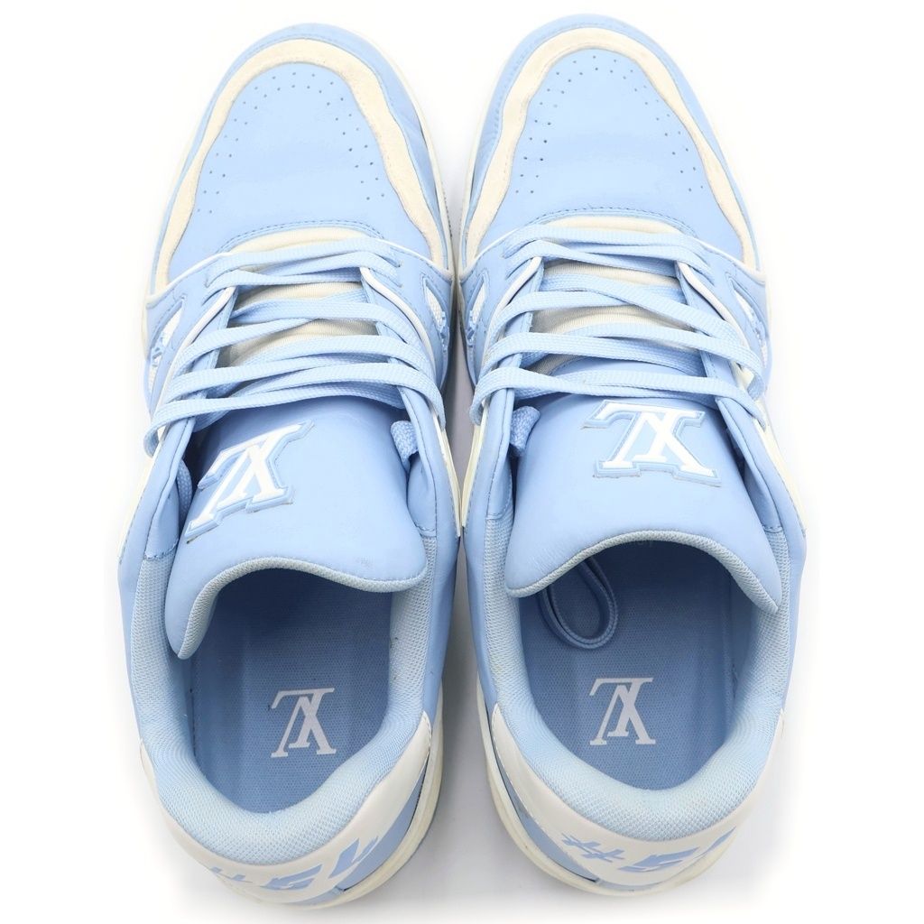 Louis Vuitton LV Sweatshirt Low Cut Sneakers 7 Blue — view 4