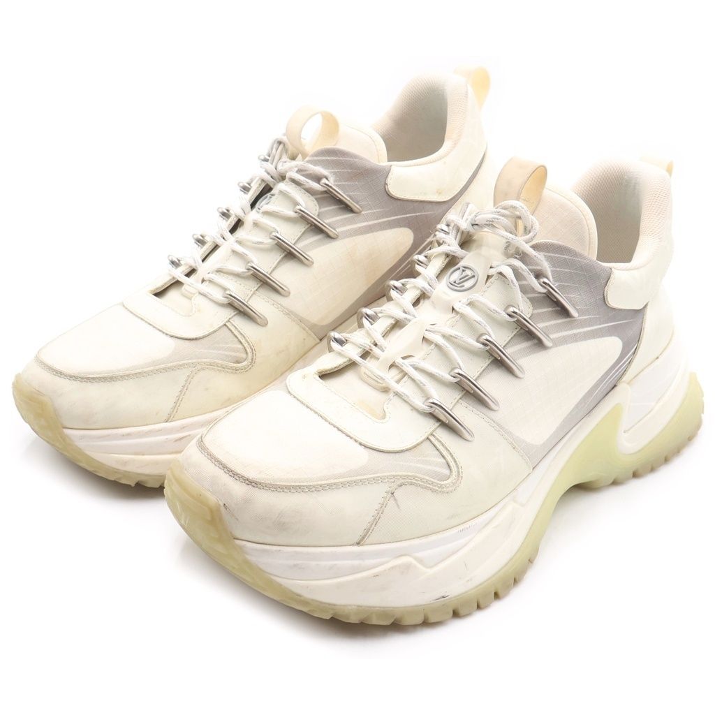 Louis Vuitton Run Away Pulse Line Low Cut Sneakers 7 White — view 2
