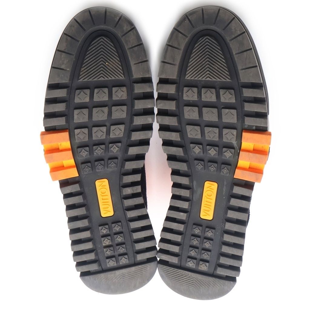 Louis Vuitton LV Hiking Line Low Cut Sneakers 7 Black Orange — view 5