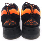 Louis Vuitton LV Hiking Line Low Cut Sneakers 7 Black Orange — view 3