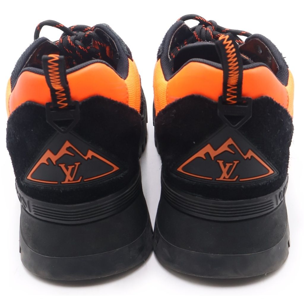 Louis Vuitton LV Hiking Line Low Cut Sneakers 7 Black Orange — view 3