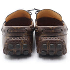 Louis Vuitton LV Driver Line Loafers Monogram Driving Shoes Brown — view 3