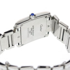 Cartier Tank Francaise White Dial SS Quartz Stainless Steel Watch — view 5
