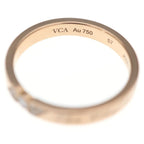 Van Cleef & Arpels Toujour Signature Etoile Diamond Marriage Ring 18k Pink Gold — view 5