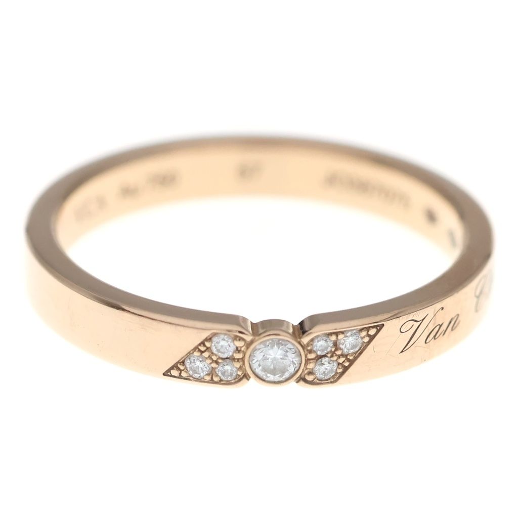 Van Cleef & Arpels Toujour Signature Etoile Diamond Marriage Ring 18k Pink Gold — view 4