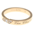 Van Cleef & Arpels Toujour Signature Etoile Diamond Marriage Ring 18k Pink Gold