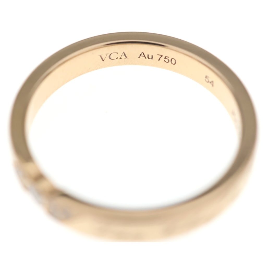 Van Cleef & Arpels Toujour Signature Etoile Diamond Marriage Ring 18k Pink Gold — view 5