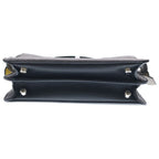 Fendi Peekaboo Small Leather 2-Way Bag Silver Black — view 5