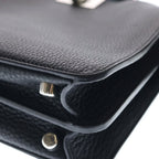 Fendi Peekaboo Small Leather 2-Way Bag Silver Black — view 6