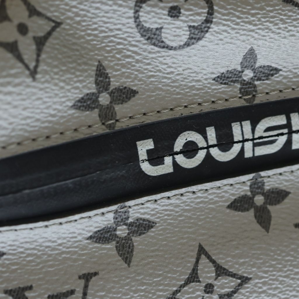 Louis Vuitton Monogram Reflect Messenger PM Shoulder Bag Silver Leather — view 6
