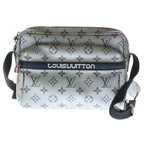 Louis Vuitton Monogram Reflect Messenger PM Shoulder Bag Silver Leather