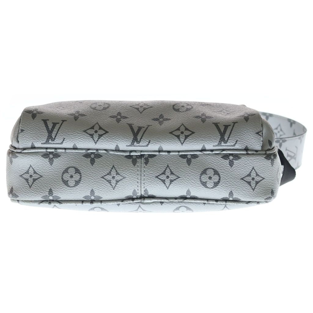 Louis Vuitton Monogram Reflect Messenger PM Shoulder Bag Silver Leather — view 5