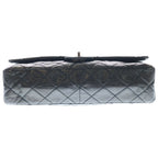 Chanel Quilted 2.55 Mademoiselle Chain Shoulder Bag Black Calfskin Silver — view 4