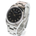 Rolex Oyster Perpetual Black Dial SS at Stainless Steel Automatic Winding Watch — view 4