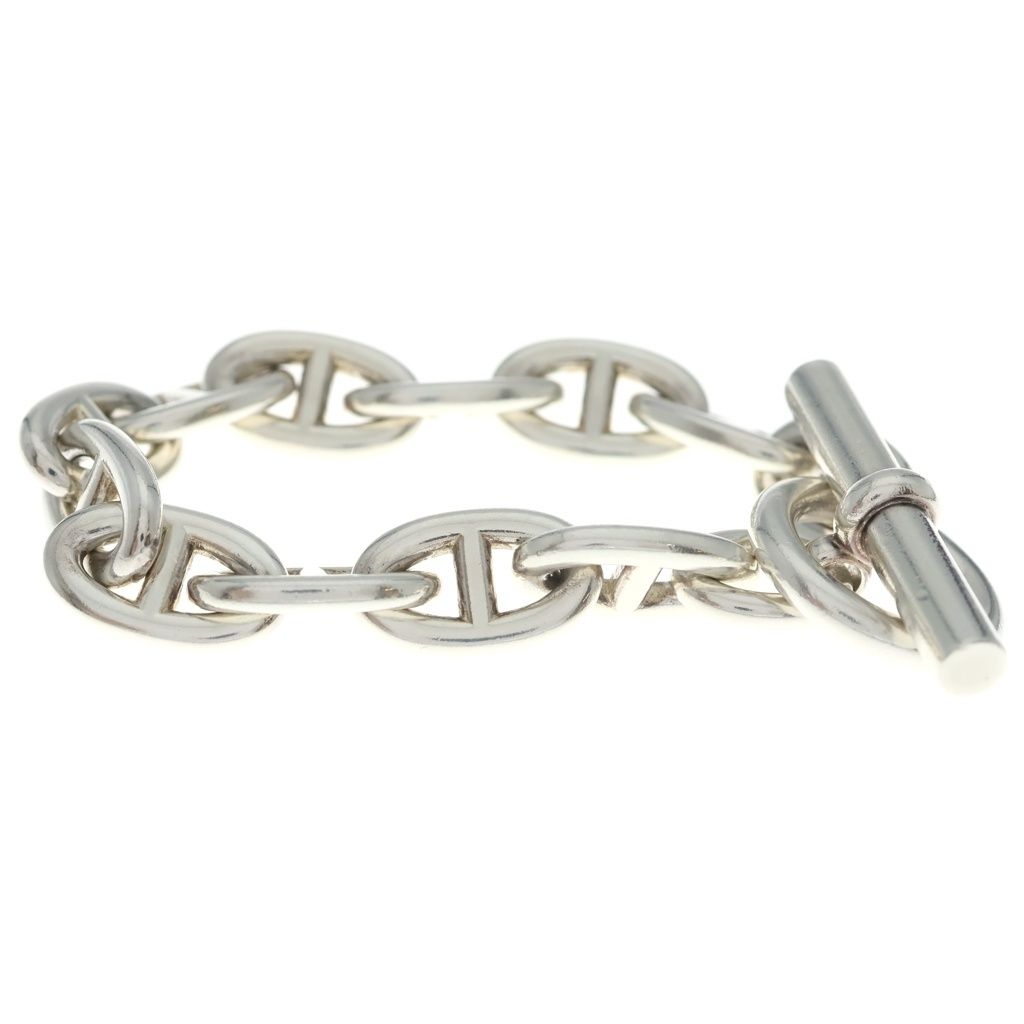 Hermes Chaine D'ancre TGM Bracelet Silver — view 3