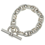 Hermes Chaine D'ancre TGM Bracelet Silver