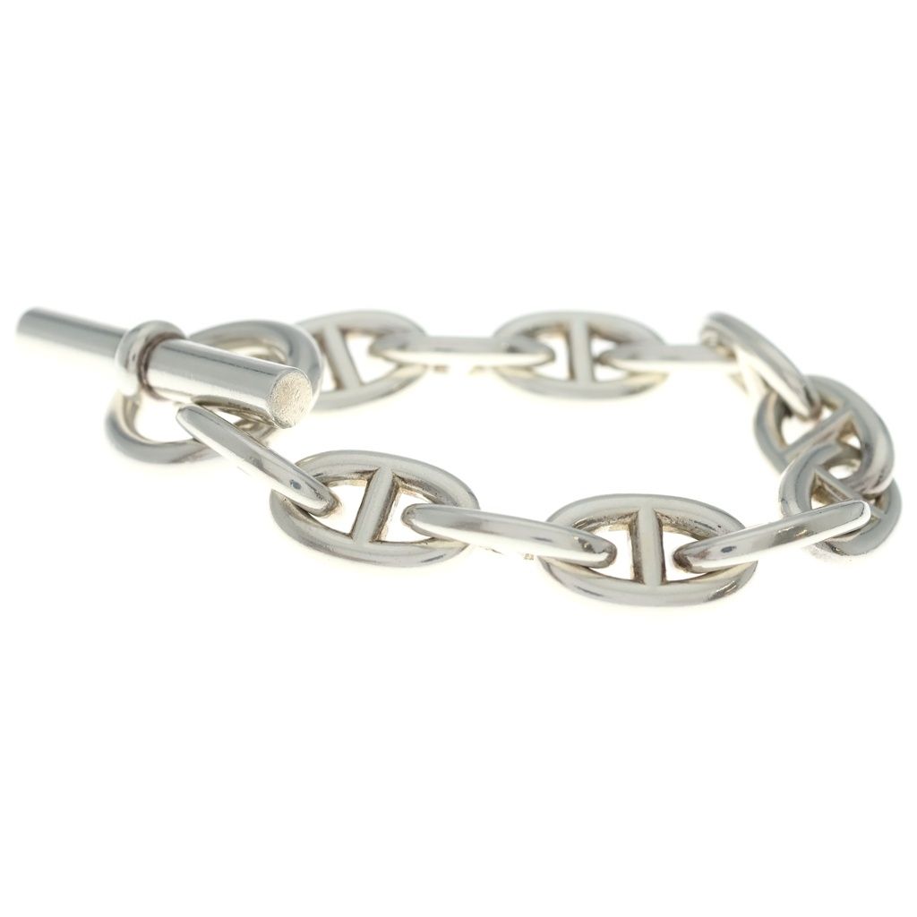 Hermes Chaine D'ancre TGM Bracelet Silver — view 4