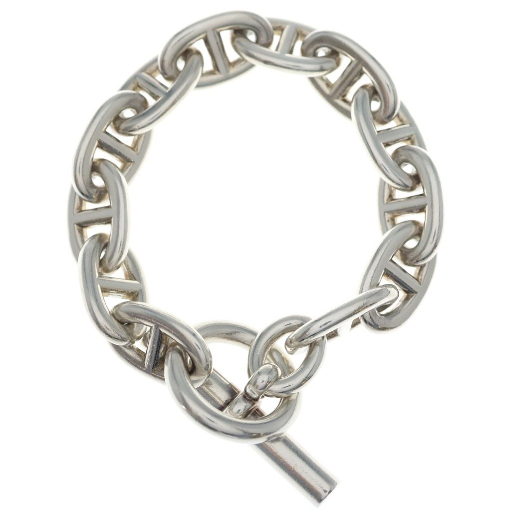 Hermes Chaine D'ancre TGM Bracelet Silver — view 2