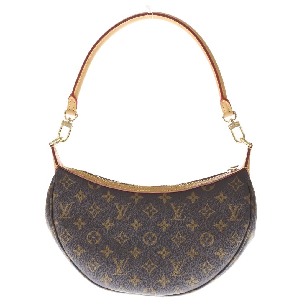 Louis Vuitton Monogram Looping Shoulder Bag Brown Leather Gold — view 2