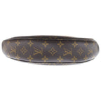 Louis Vuitton Monogram Looping Shoulder Bag Brown Leather Gold — view 4