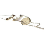 Dior Rhinestone Triple Strand Necklace Gold Multicolor — view 6