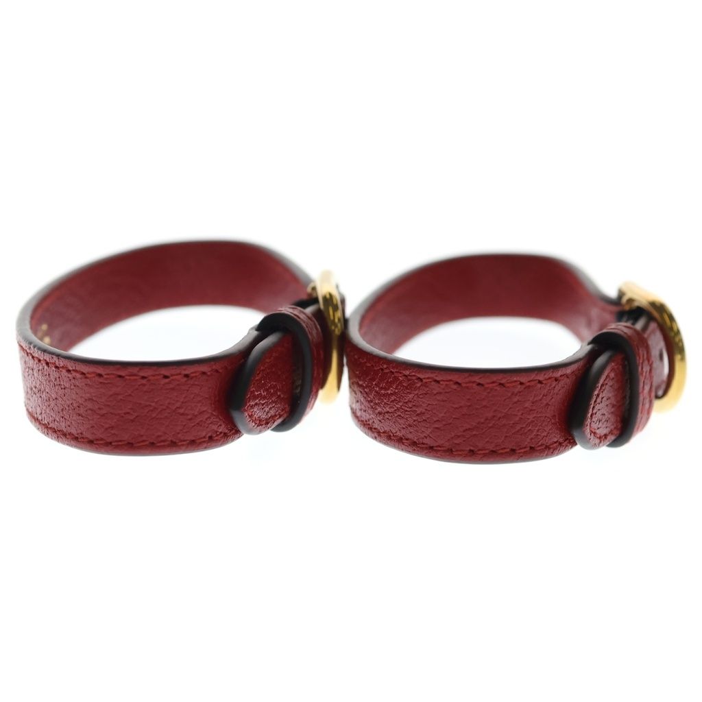 Gucci Diana Logo Leather Belt Red Set — view 4
